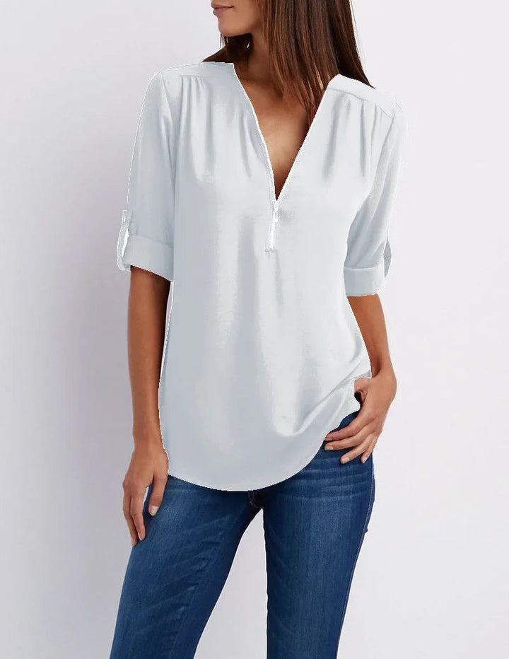 Top Dames | Ritsdetail &amp; Moeiteloze Stijl