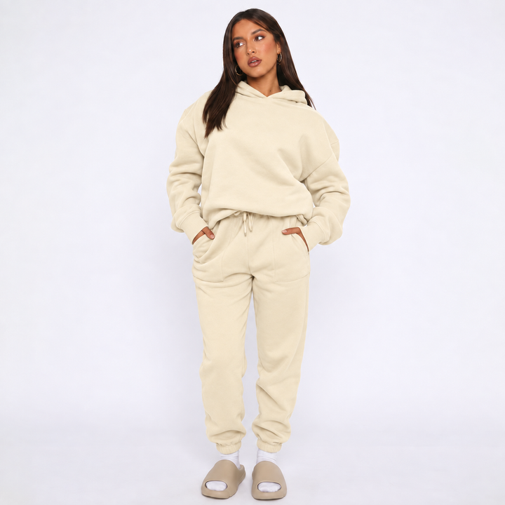 Trainingspak Dames | Oversized Hoodie &amp; Relaxed Jogger Look