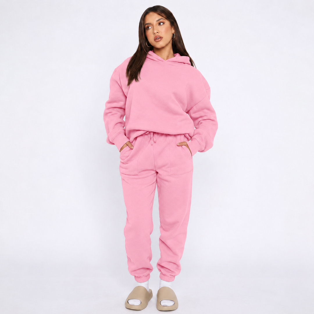 Trainingspak Dames | Oversized Hoodie &amp; Relaxed Jogger Look