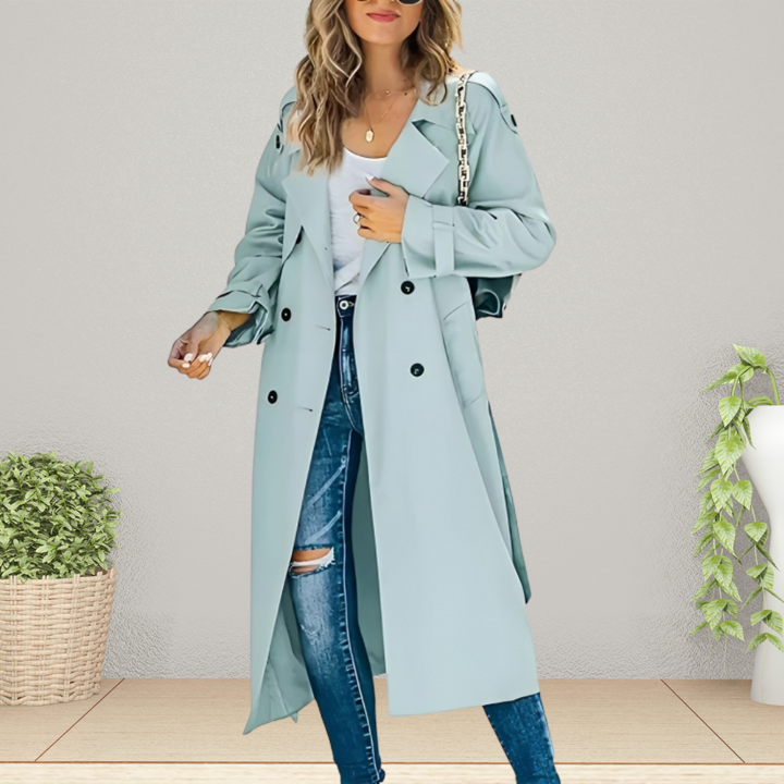 Trenchcoat Dames | Tijdloze Dubbele Knoopsluiting voor het Tussenseizoen
