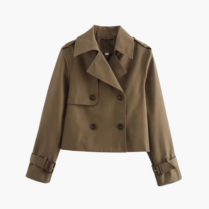 Trenchcoat Jas Dames | Cropped &amp; Elegant
