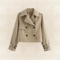 Trenchcoat Jas Dames | Cropped & Elegant