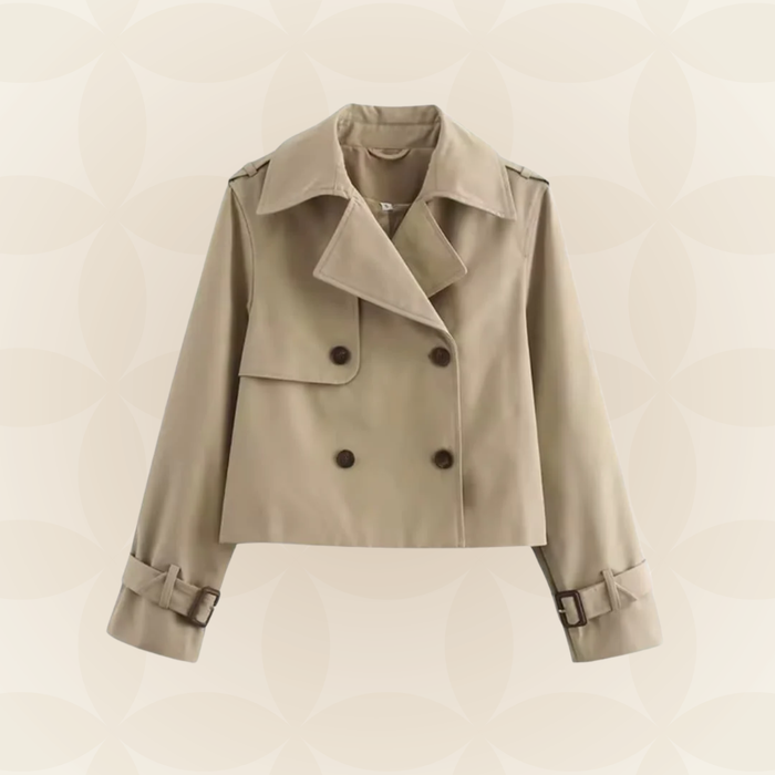 Trenchcoat Jas Dames | Cropped & Elegant