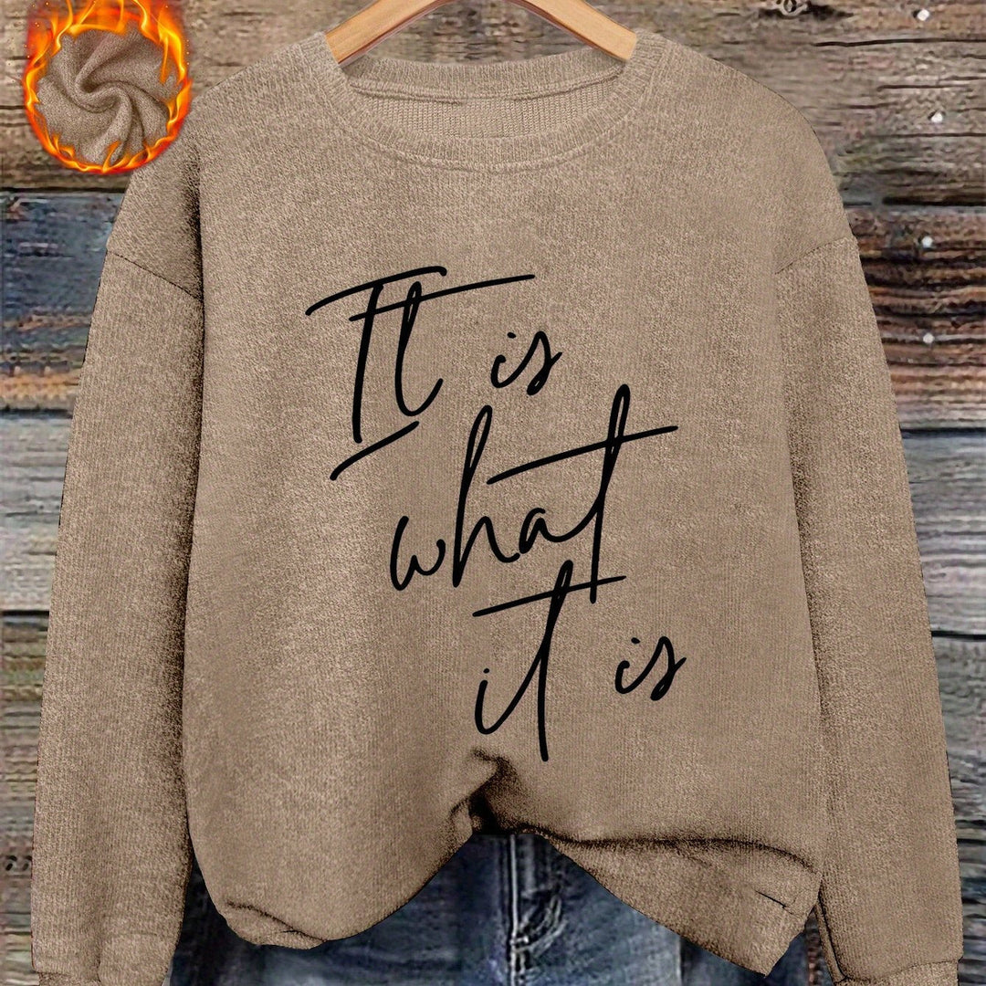 Trui Dames | Warm met Ronde Hals