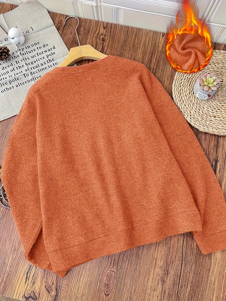 Trui Dames | Warm met Ronde Hals