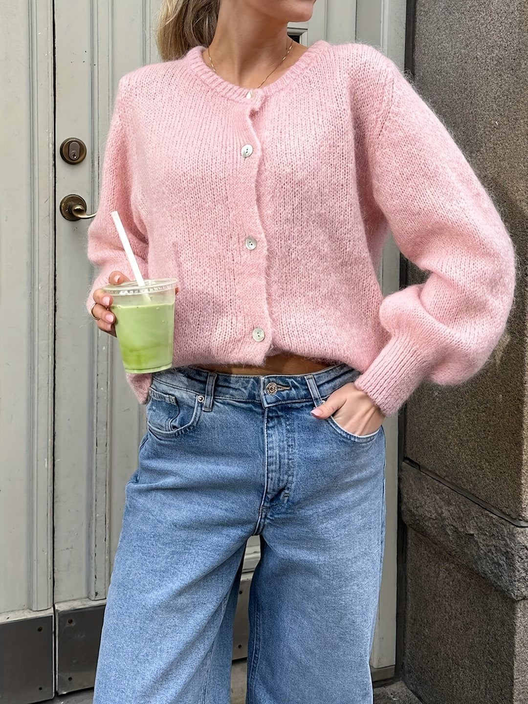 Trui Dames met Knoopsluiting | Warm &amp; Veelzijdig Comfort