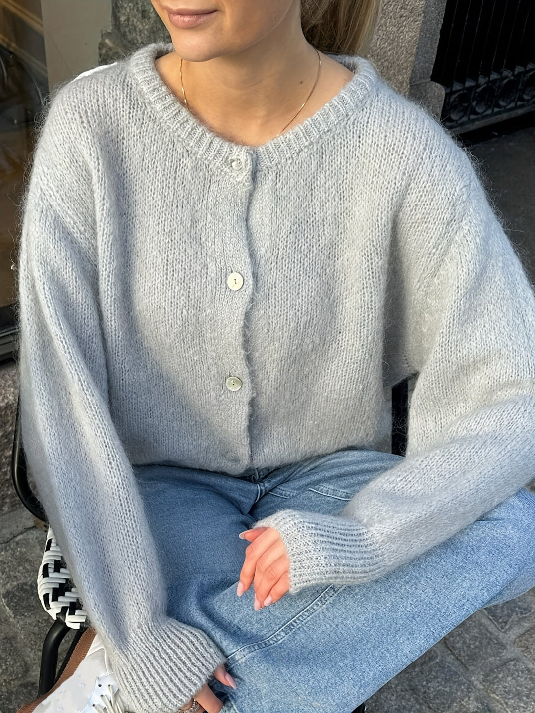Trui Dames met Knoopsluiting | Warm &amp; Veelzijdig Comfort