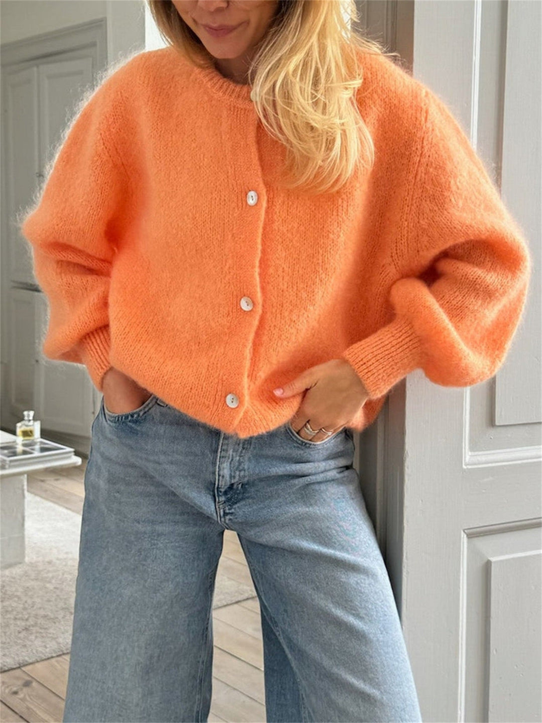 Trui Dames met Knoopsluiting | Warm &amp; Veelzijdig Comfort