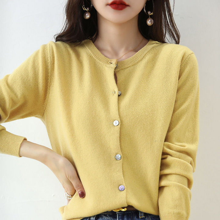 Trui Dames met Knoopsluiting | Warm &amp; Veelzijdig Comfort
