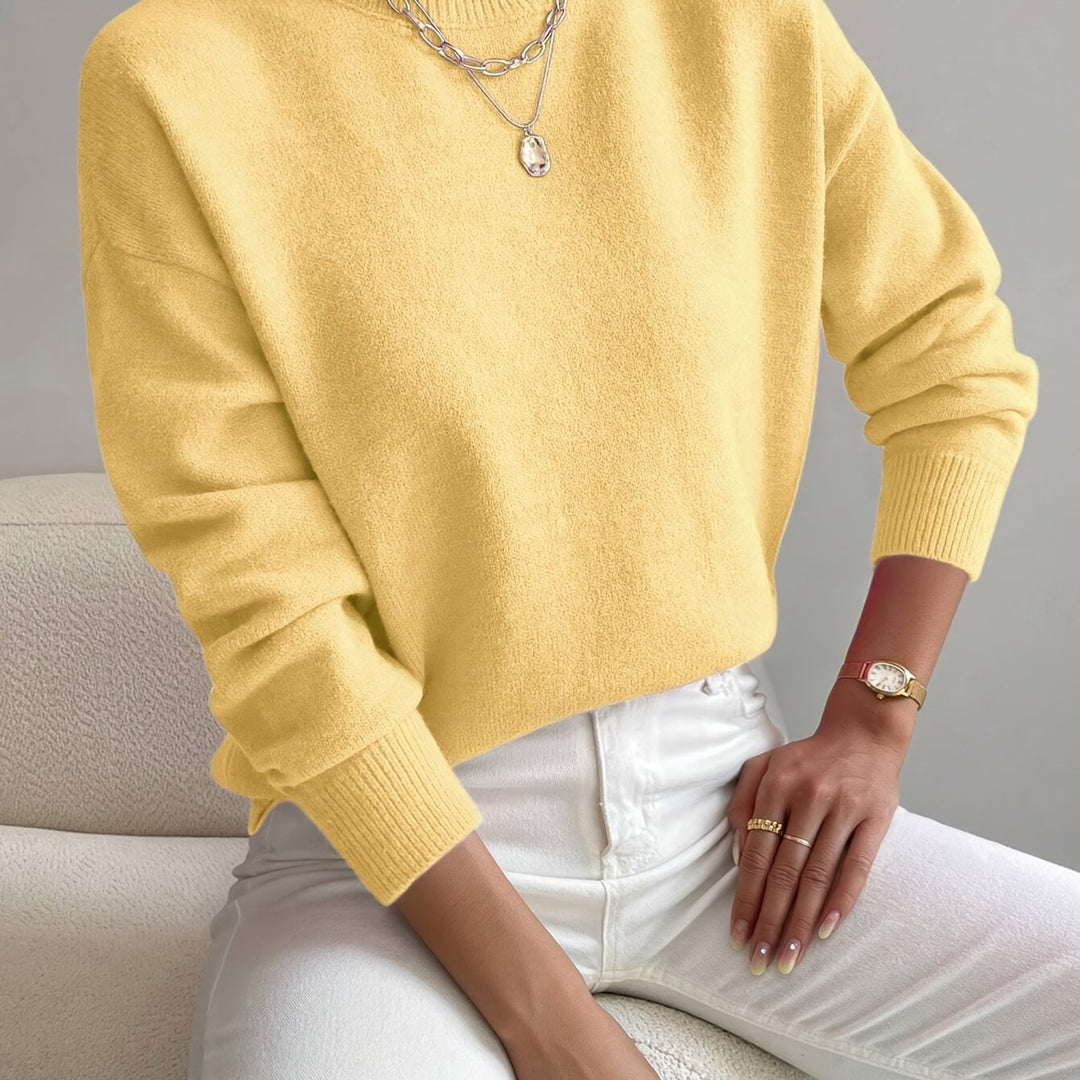 Trui Dames met Mock Neck | Zacht &amp; Flexibel Draagcomfort