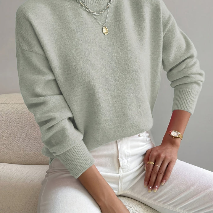 Trui Dames met Mock Neck | Zacht &amp; Flexibel Draagcomfort