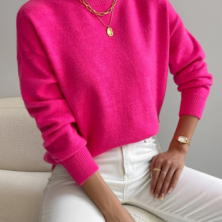 Trui Dames met Mock Neck | Zacht &amp; Flexibel Draagcomfort