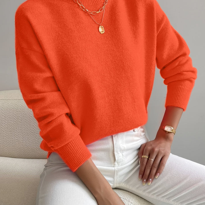 Trui Dames met Mock Neck | Zacht &amp; Flexibel Draagcomfort