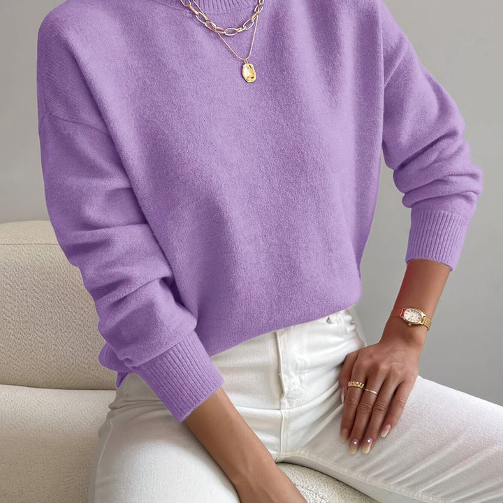 Trui Dames met Mock Neck | Zacht &amp; Flexibel Draagcomfort