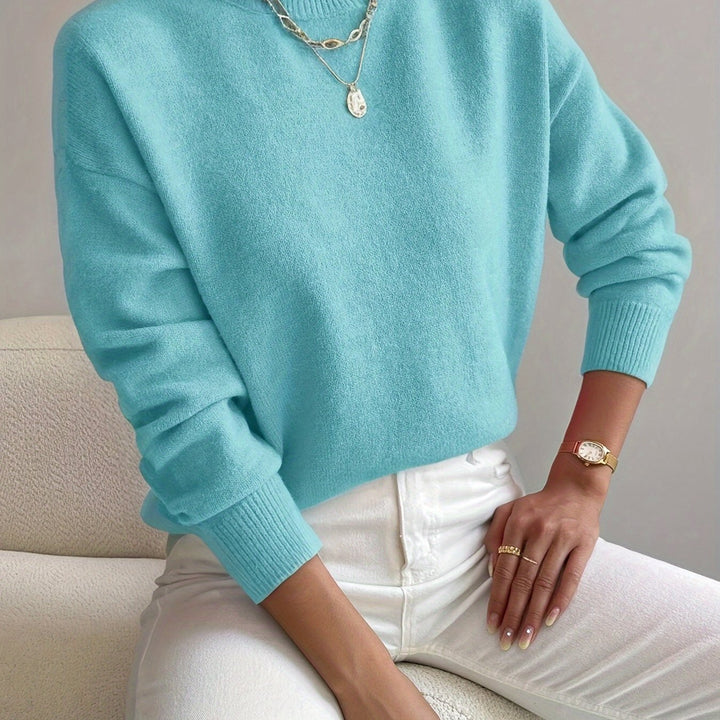 Trui Dames met Mock Neck | Zacht &amp; Flexibel Draagcomfort