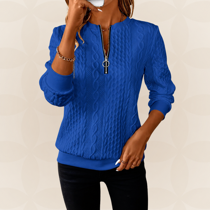 Trui Dames met Rits | Verfijnde Warmte &amp; Comfort