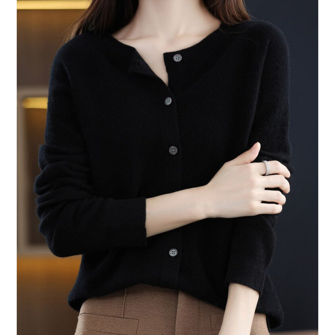 Truien dames | Vest | O-hals &amp; knoopsluiting voor tijdloze warmte