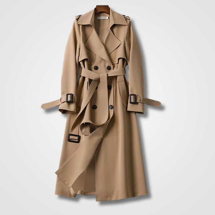 Tussenjas Dames | Ceintuur voor Taille-Accent &amp; Dubbele Knopen