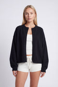 Vest Dames | Oversized Pasvorm met Hoge Ronde Halslijn