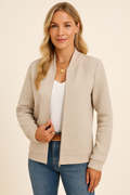 Vest Dames | Ritssluiting & Structuurpatroon