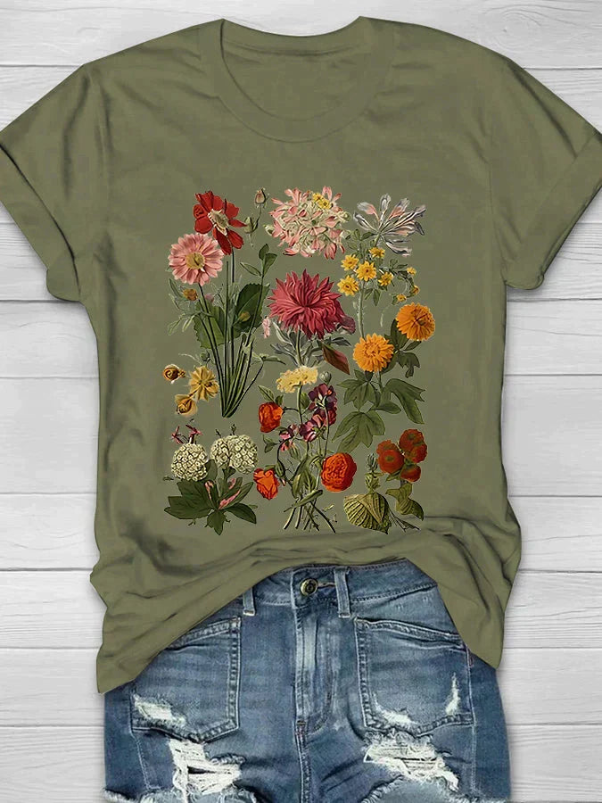 Vintage Shirt Dames | Bloemenprint &amp; Zomerse look