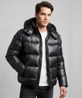 Winterjas Heren | Pufferjas Heren | Verstelbare capuchon & strak silhouet