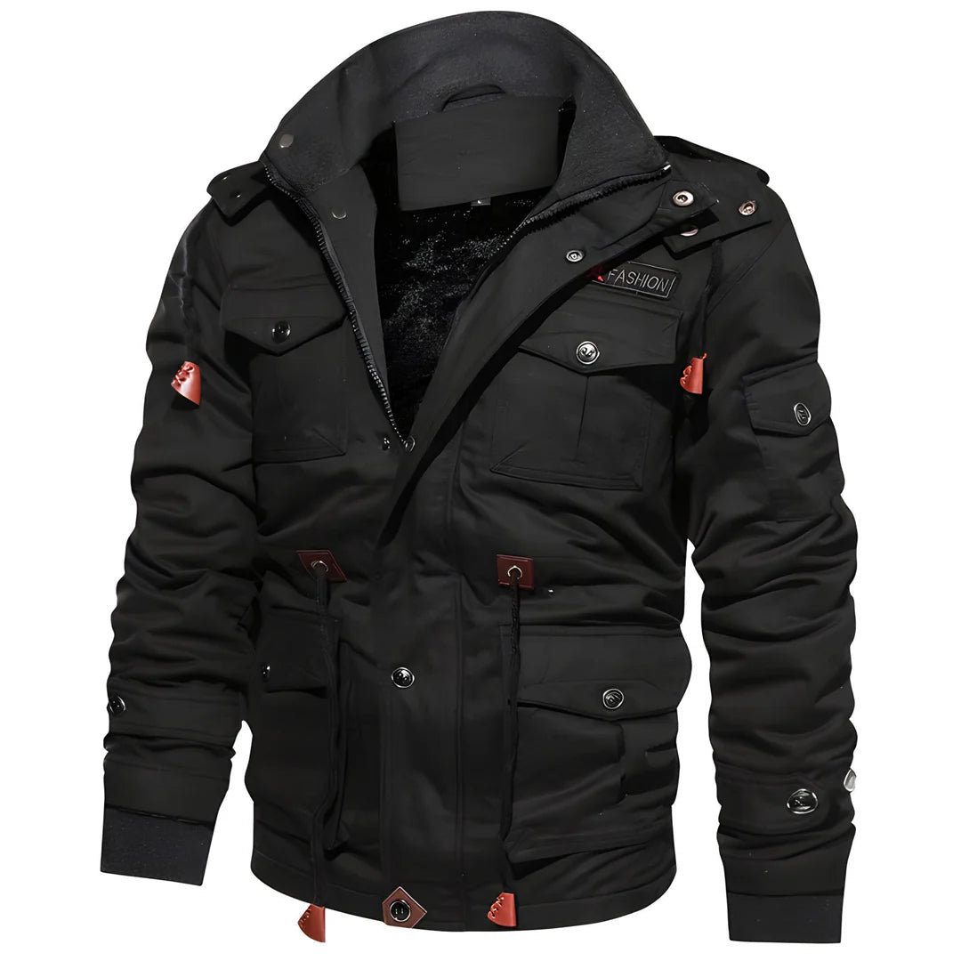 Winterjas Heren | Tussenjas Heren | Dubbele sluiting &amp; slim opberggemak