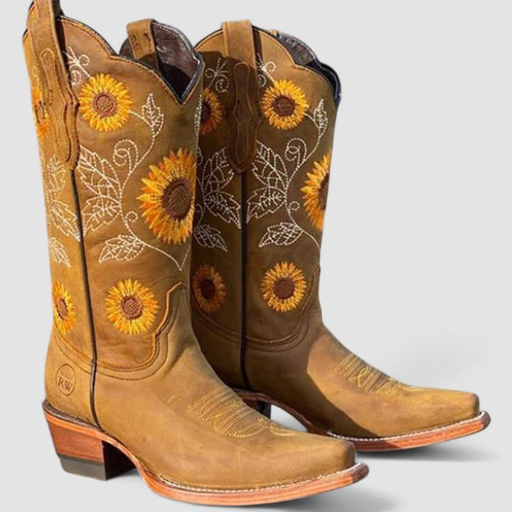 Boots Dames | Geborduurd &amp; Comfortabel
