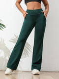 Yogabroek Dames | Flared Legging | Elastische taille & zakken voor vrije beweging