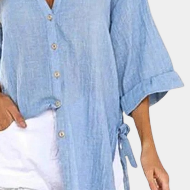 Zachte en moeiteloos stijlvolle damesblouse - Amara