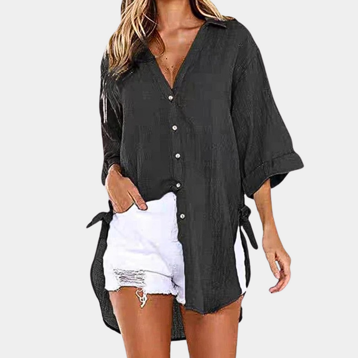 Zachte en moeiteloos stijlvolle damesblouse - Amara