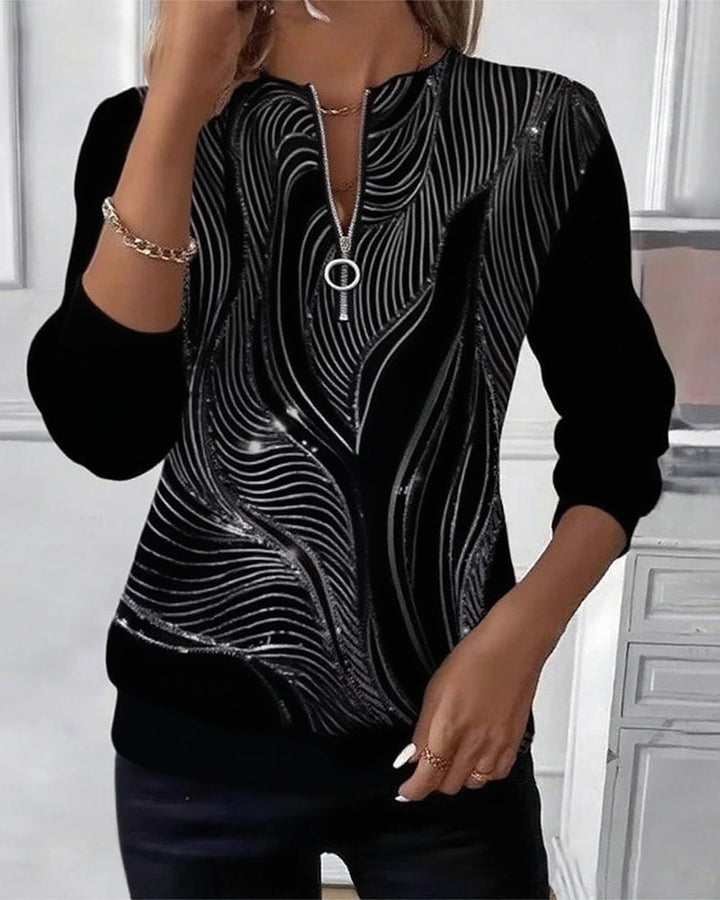 Zip Trui Dames | Vrouwelijke Elegantie