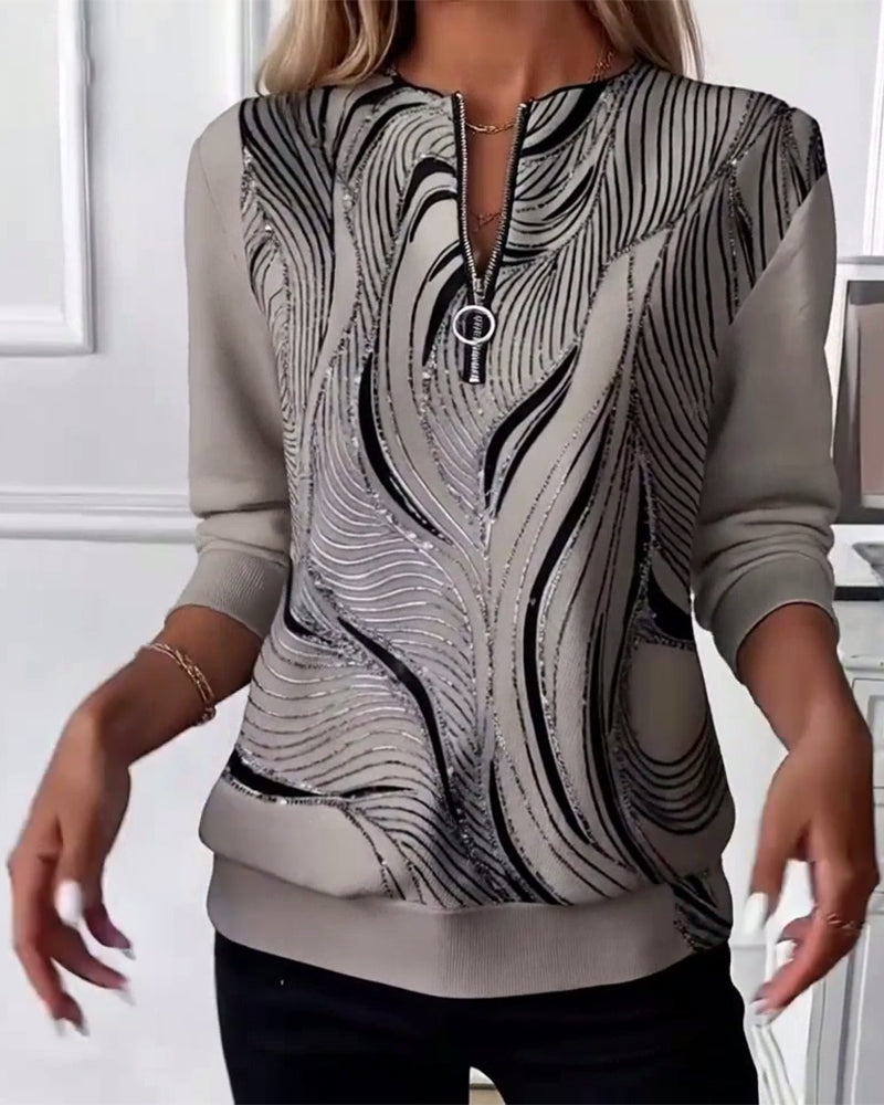 Zip Trui Dames | Vrouwelijke Elegantie