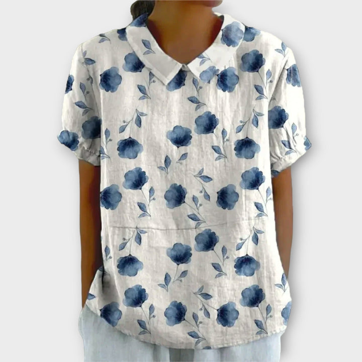 Zomer Blouse Dames | Bloemenprint &amp; Luchtig Draagcomfort