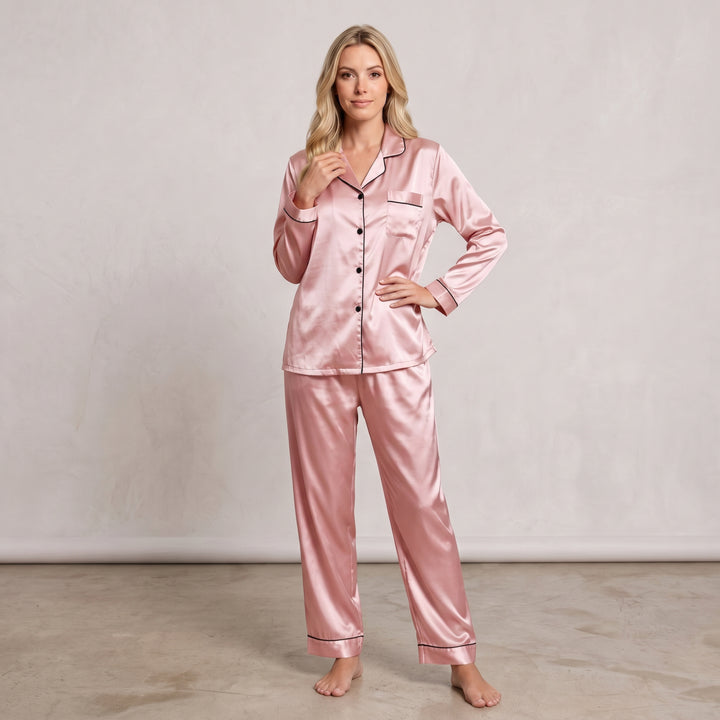 Zomer Pyjama Dames | Satijn Look &amp; Luxe Nachtcomfort