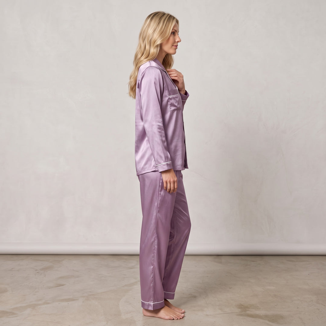 Zomer Pyjama Dames | Satijn Look &amp; Luxe Nachtcomfort