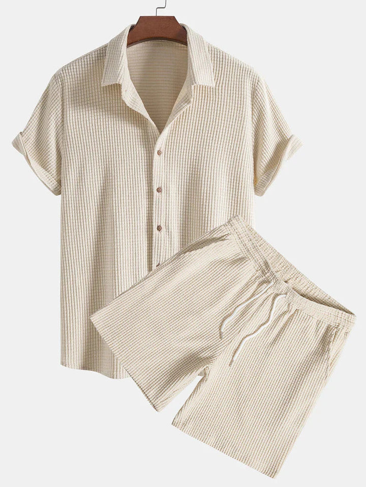 Zomerset Heren | Relaxed Ribpatroon &amp; Moeiteloze Stijl