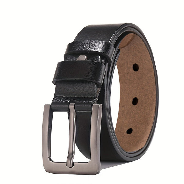 Heren Leren Riem met Pin-Gesp voor Casual en Formeel